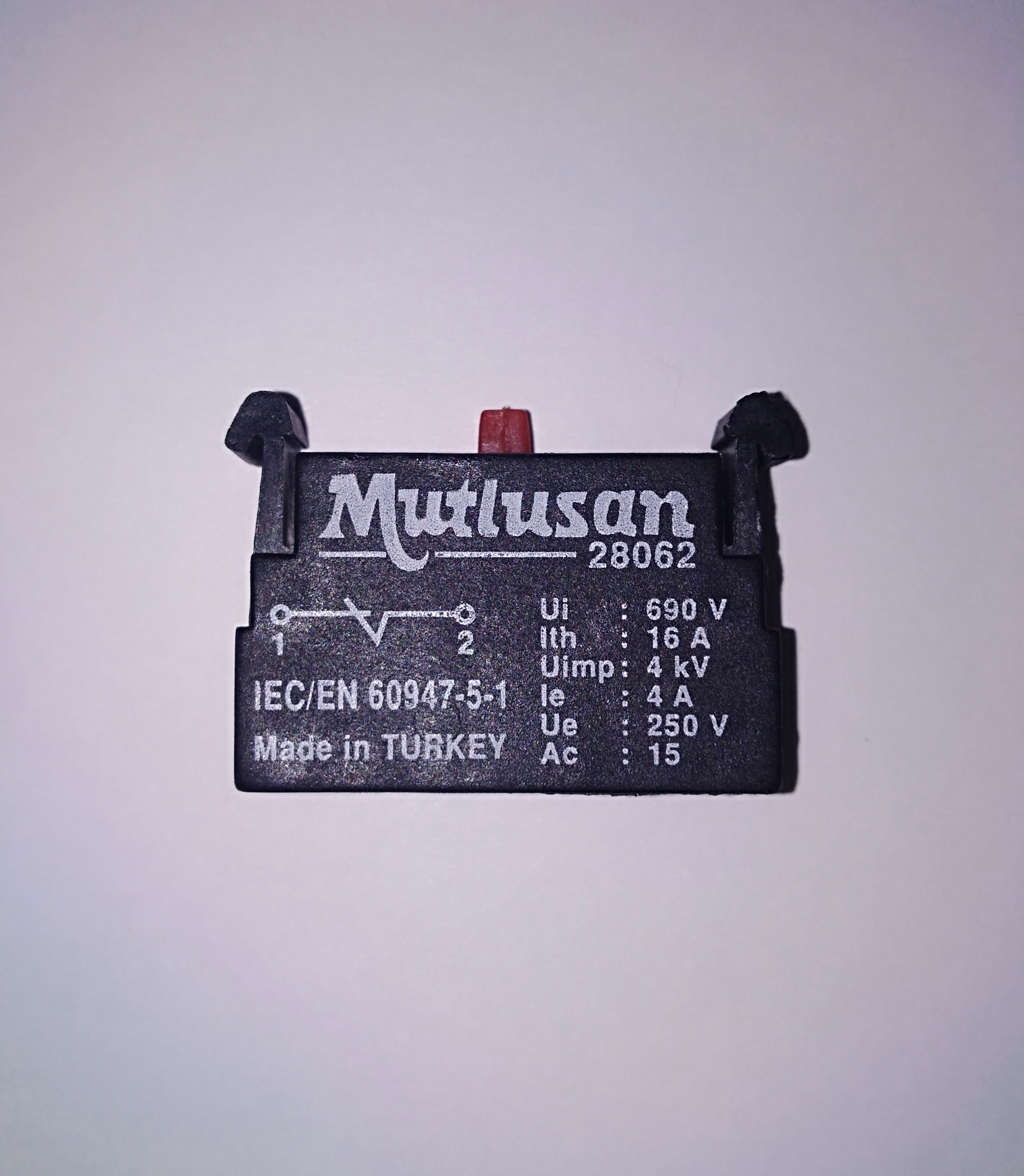 Изображение Микровыключатель (старт-стоп) 220V