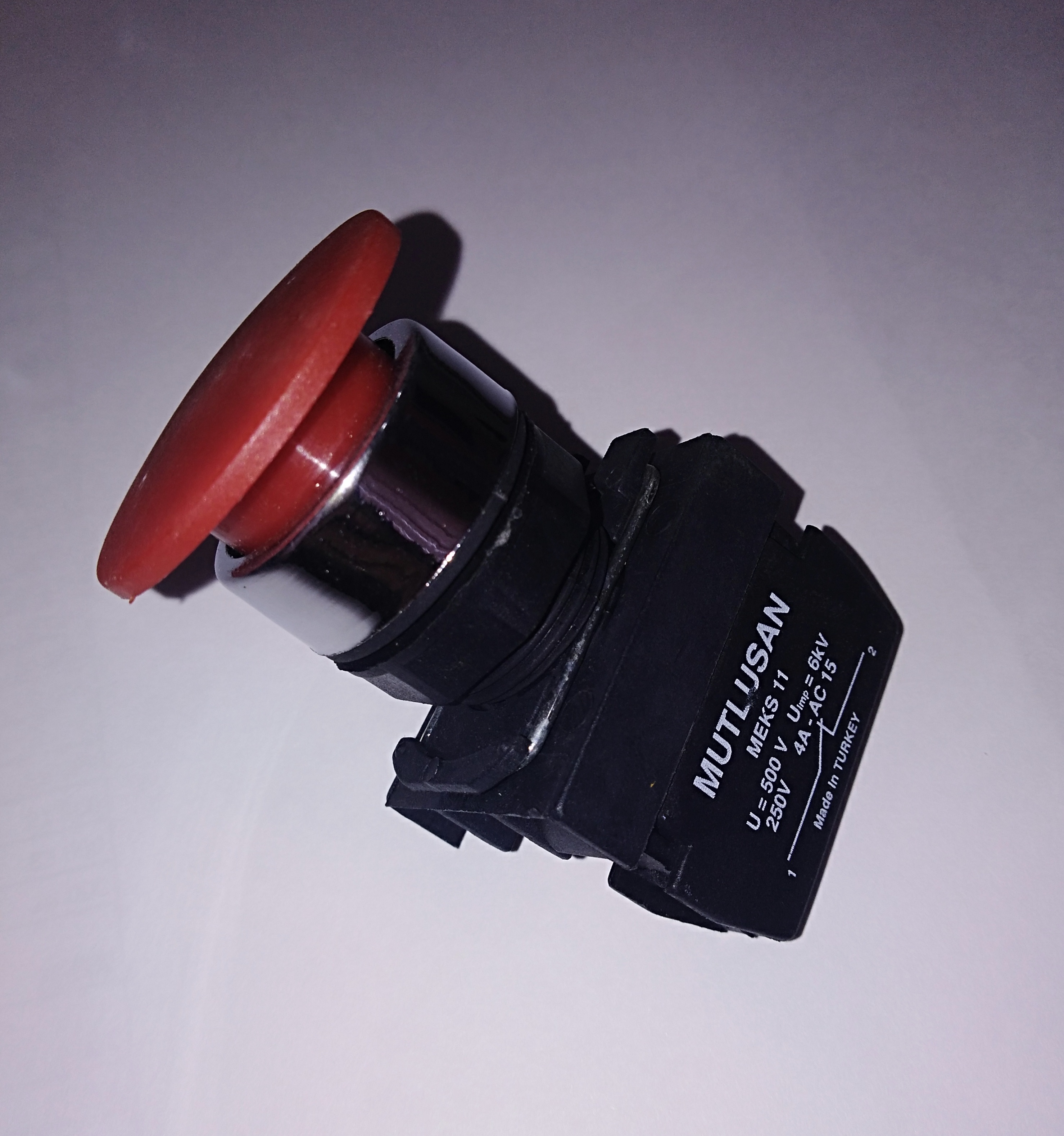 Изображение Кнопки аварийной остановки U=500-250V,4A