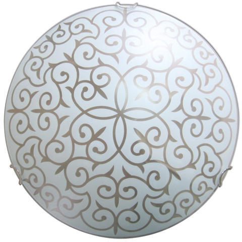 Изображение Восточный стиль 250 1*60W Свет-к матовый бел. /кл зол./ ИУ