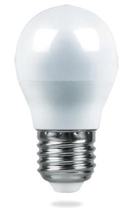 Изображение Лампа светодиодная, (5W) 230V E27 4000K, LB-38