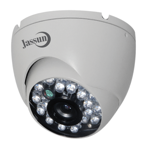 Изображение JSH-DP200IR-в/камера цветная купольная 2,8 мм, темн. сер. антивандальная 2.0 Мр, ИК-подсветка (AHD/CVI/TVI 1080 P, CV BS 960H)